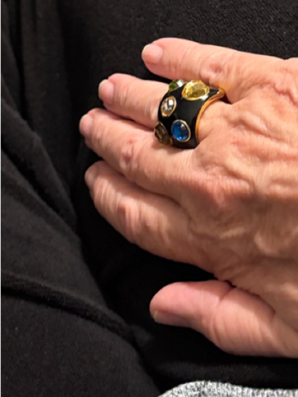 Crystal Statement Ring - Picture 7 of 7